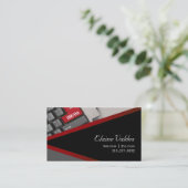 iWrite - Novelist Writer Editor Visitekaartje (Staand voorkant)