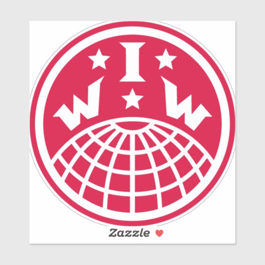 IWW Logo Sticker (Vel)