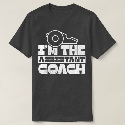 Ix27 m de assistent-trainer voor coach t-shirt (Design voorkant)