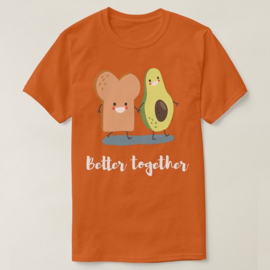 Ix27 m met de avocado beter bij elkaar t-shirt (Design voorkant)