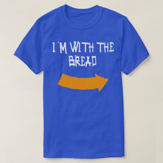 Ix27 m met het Brood Funny Halloween Costume T-shirt (Design voorkant)