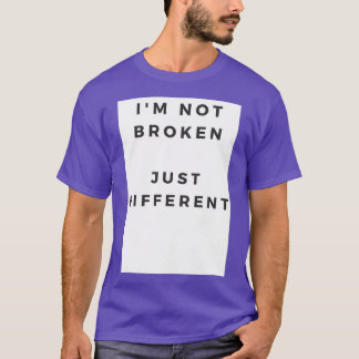 Ix27 m niet gebroken alleen verschillend t-shirt