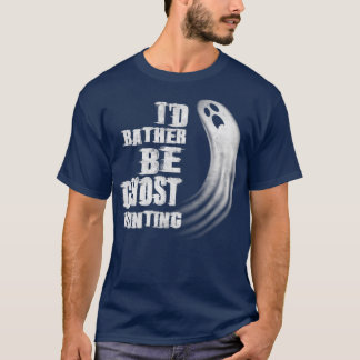 Ix27d in plaats van Ghost Hunting Halloween Ghosti T-shirt
