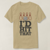 Ix27d is die Bowling Cool Bowling T T-shirt (Design voorkant)