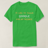 Ix27d wil Google bedanken voor mijn graad T-shirt (Design voorkant)