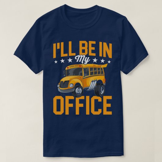 Ix27ll in Mijn Kantoor Bus Driver Shirt Busm (Design voorkant)