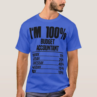 Ix27m 100-budgetaccountant t-shirt