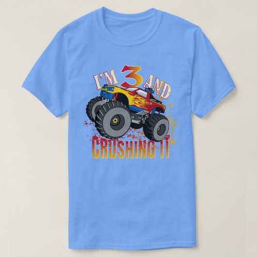 Ix27m 3 en driedaagse kindermonster t-shirt (Design voorkant)