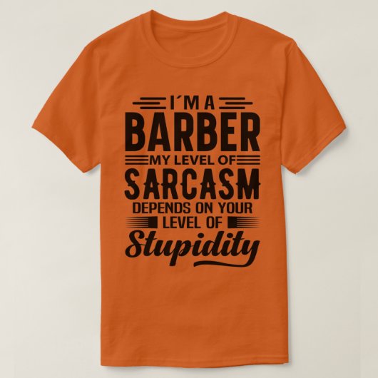 Ix27m A Barber T-shirt (Design voorkant)