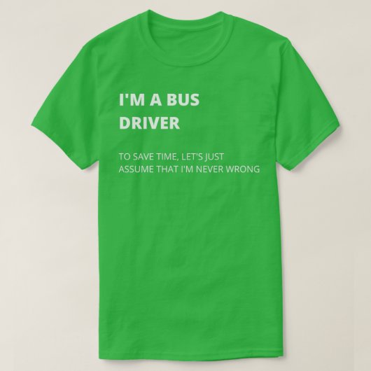 Ix27m A Bus Driver Bus-stuurprogrammas Kwaliteitso T-shirt (Design voorkant)