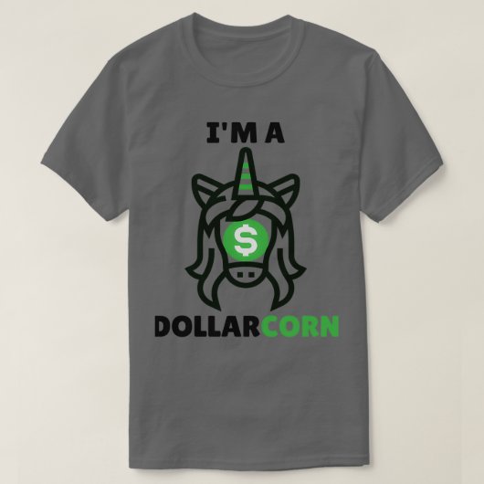 Ix27m A Dollarcorn Unicorn Money Trading Capital T-shirt (Design voorkant)