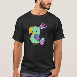 Ix27m alleen maar praten met mijn papegaai vandaag t-shirt