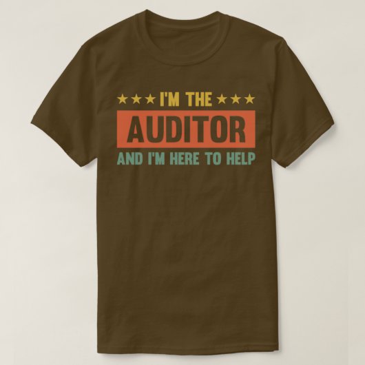 Ix27m de Auditor Funny Audit Accounting T-shirt (Design voorkant)