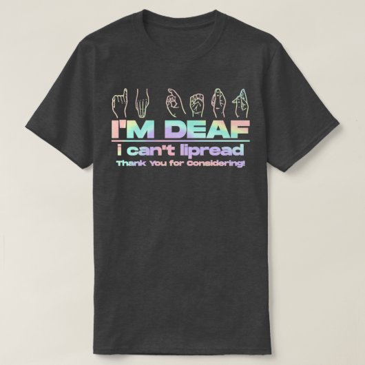 Ix27M DEAF-kleding T-shirt (Design voorkant)