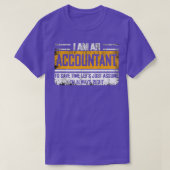 Ix27m een accountant Ix27m altijd recht op grappig T-shirt (Design voorkant)