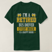 Ix27M EEN GERETIRED BUSBESTUURDER ELKE UUR IS EEN  T-shirt (Design voorkant)