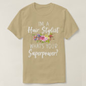 Ix27m een haarstijllijst met 27s uw stroomverbruik t-shirt (Design voorkant)