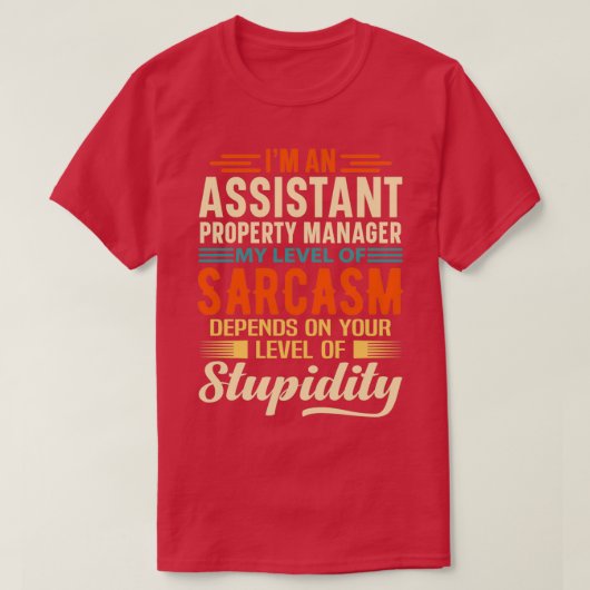 Ix27m een Hulp Manager van het Bezit 2 T-shirt (Design voorkant)