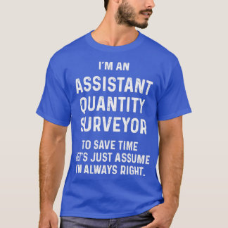 Ix27m een medewerker kwantitatief landmeetapparaat t-shirt