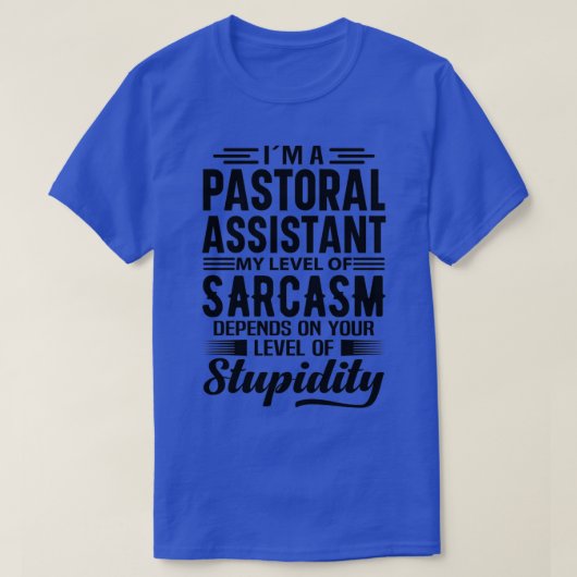 Ix27m een pastorale assistent 2 t-shirt (Design voorkant)