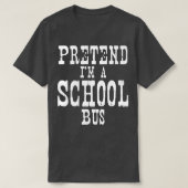 Ix27m een schoolbus Halloween 2 T-shirt (Design voorkant)
