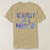 Ix27m een zeemeermin voor Hipster Sarcastic n T-shirt (Design voorkant)