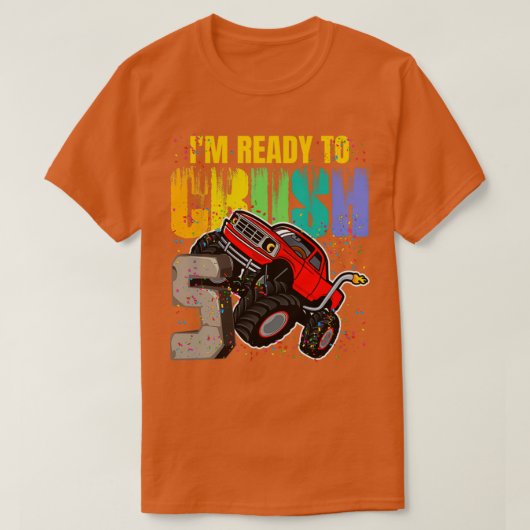 Ix27m klaar om vrachtwagen over 5 jaar oud 5 jaar  t-shirt (Design voorkant)