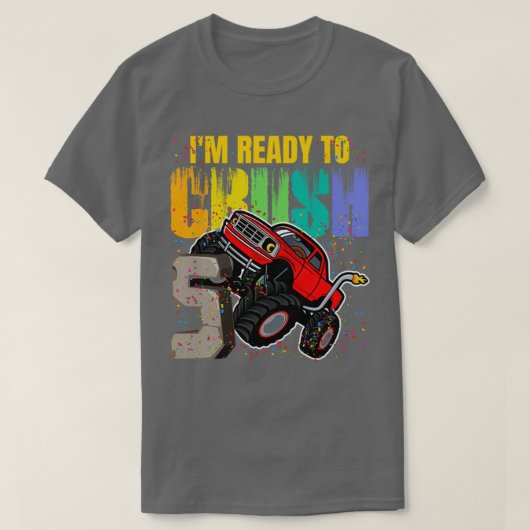 Ix27m klaar om vrachtwagen over 5 jaar oud 5 jaar  t-shirt (Design voorkant)