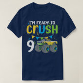 Ix27m klaar om vrachtwagen over 9 jaar oud 9 jaar  t-shirt (Design voorkant)