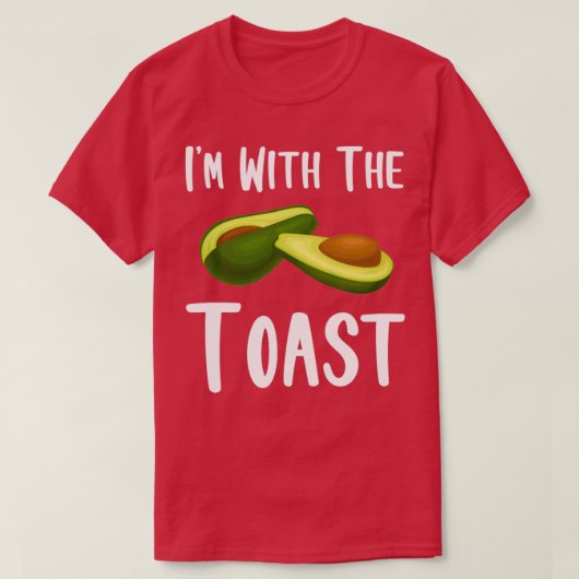 Ix27m met de Toast Funny Avocado Lover T-shirt (Design voorkant)