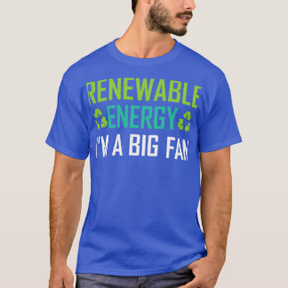Ix27m voor hernieuwbare energie een grote ventilat t-shirt