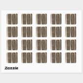 IX Steenbuizen, So Calif Vierkante Sticker (Vel)
