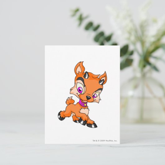 Ixi-Sinaasappel Briefkaart (Staand voorkant)