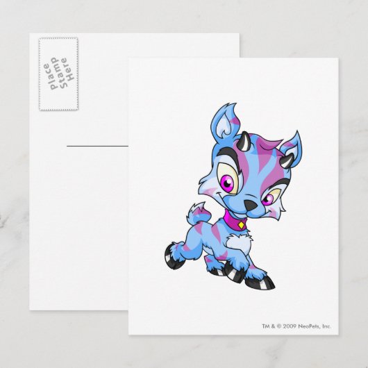 Ixi Striped Briefkaart (Voorkant / Achterkant)