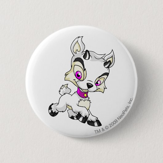 Ixi White Ronde Button 5,7 Cm (Voorkant)