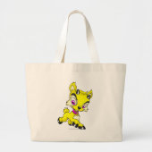 Ixi Yellow Grote Tote Bag (Voorkant)