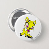 Ixi Yellow Ronde Button 5,7 Cm (Voorkant /achterkant)