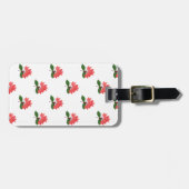 Ixora Coccinea, bloem van Maha Sarakham Bagagelabel (Voorkant horizontaal)