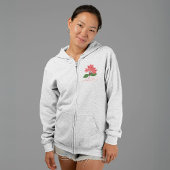 Ixora Coccinea, bloem van Maha Sarakham Hoodie