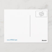 IXOYE-akrostisch (blauw) Briefkaart (Achterkant)