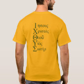 IXOYE-akrostisch (blauw) T-shirt (Achterkant)