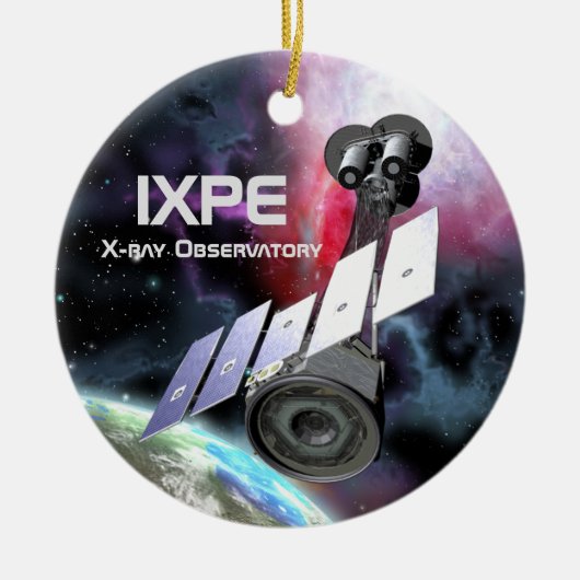 IXPE X-Ray Observatory Keramisch Ornament (Voorkant)