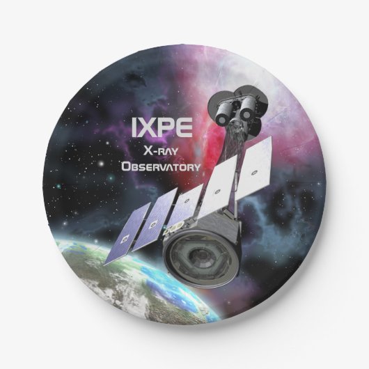 IXPE X-Ray Observatory Papieren Bordje (Voorkant)