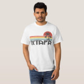 Ixtapa Nederland - Mexican Beach Retro Sunset  T-shirt (Voorkant volledig)