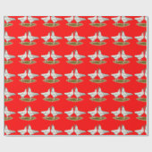 Ixworth Chickens Cadeaupapier (Vlak)
