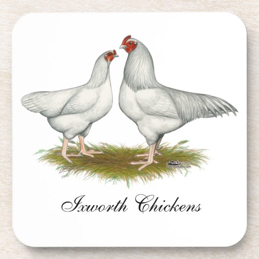 Ixworth Chickens Onderzetter (Voorkant)