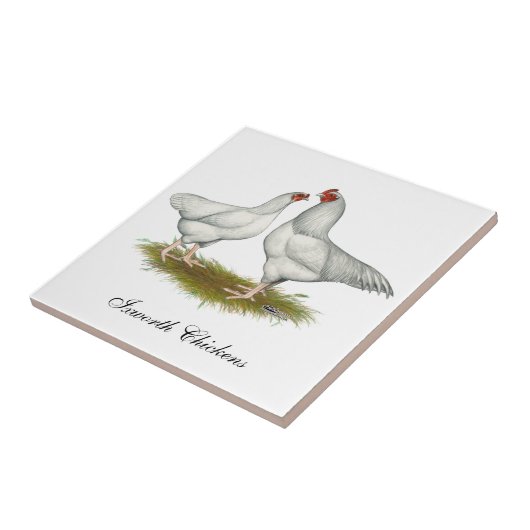 Ixworth Chickens Tegeltje (Zijkant)