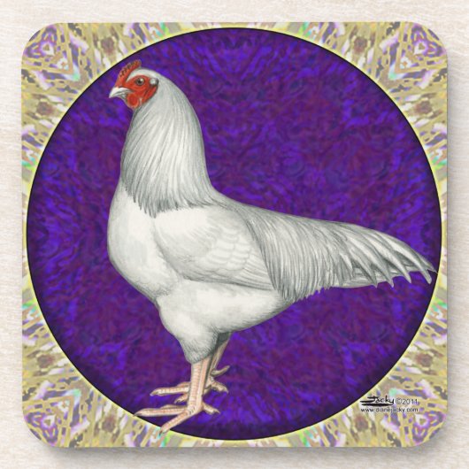 Ixworth Rooster Bier Onderzetter (Voorkant)