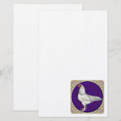 Ixworth Rooster Briefpapier (Voorkant / Achterkant)