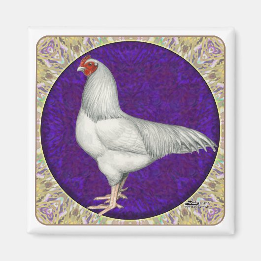 Ixworth Rooster Magneet (Voorkant)
